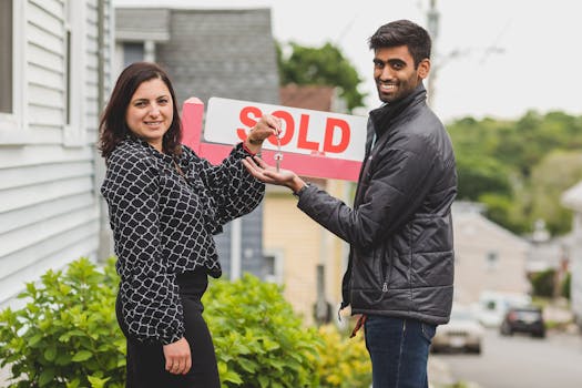 a couple reviewing mortgage options
