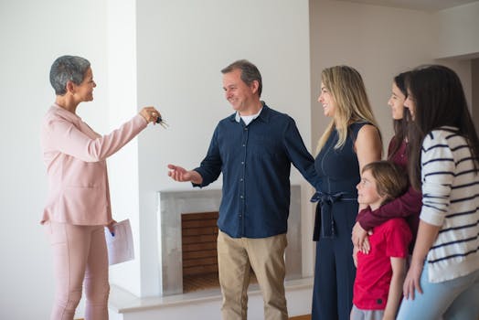 happy homeowners celebrating