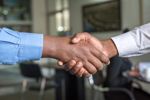 person negotiating terms