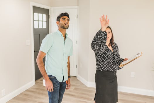 Homebuyers discussing options